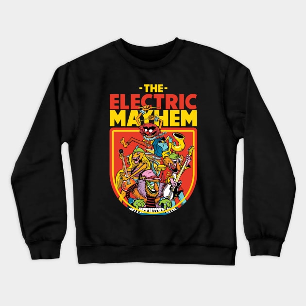Muppets The Electric Mayhem Crewneck Sweatshirt by sagitarius